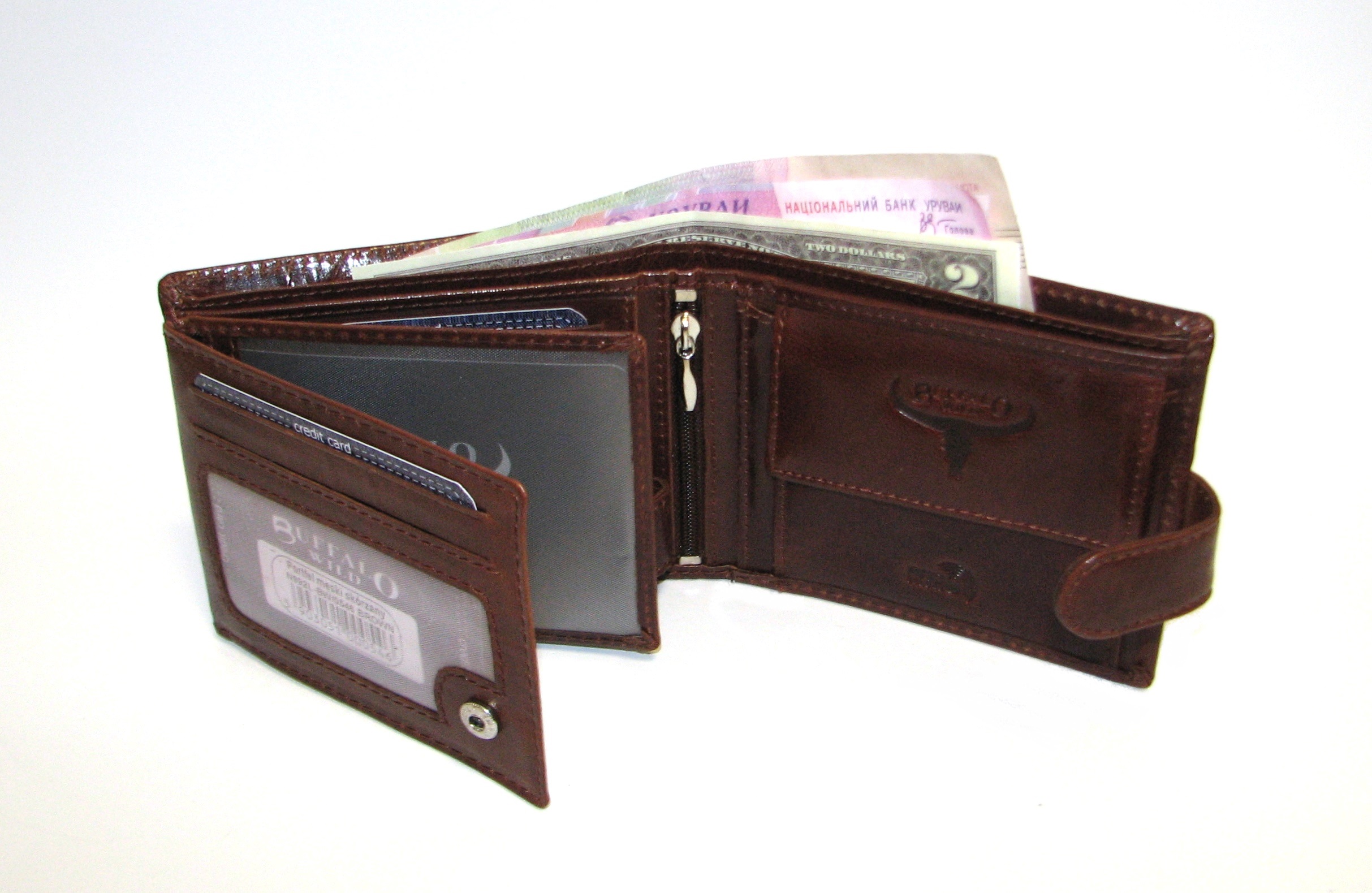 Кошелек мужской Buffalo Wild N992L-BW BROWN Кошелек мужской Buffalo Wild N992L-BW BROWN